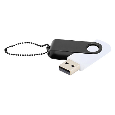 Флешка Designer To Go 2.0 USB 16Gb, белый/черный (Белый/ черный)