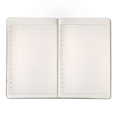 Ежедневник недатированный SIMPLY FIRM, А5,  голубой, кремовый блок, в линейку