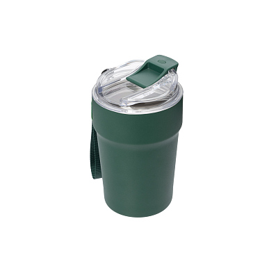 Термокружка вакуумная Monaco, темно-зеленая