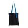 Черный с голубым