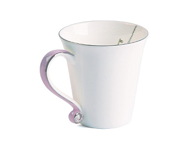 Кружка CUP ALICE LILAC (Белый)