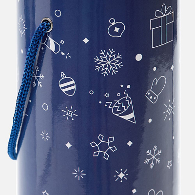 Тубус для бутылки Snowlace, синий