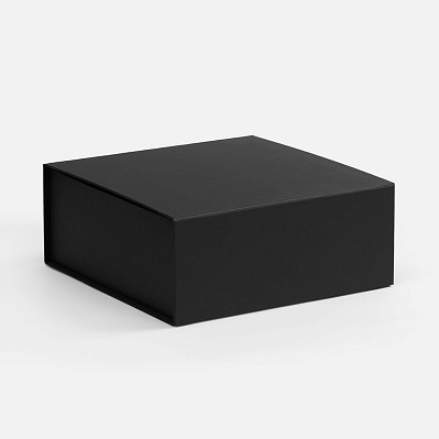 Коробка складная Quadra Fold, черная (Чёрный)