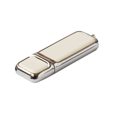 Кожа 01 Брусок кожаный, темно-синий, 4Гб, переходник мини-универсальный