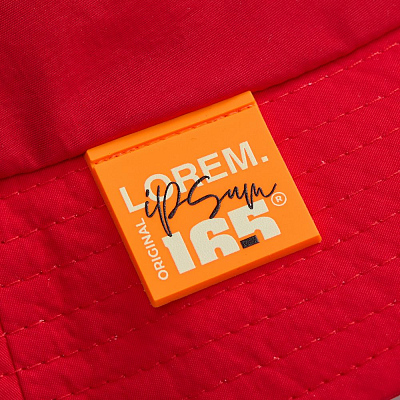 Лейбл из ПВХ Kare, оранжевый неон