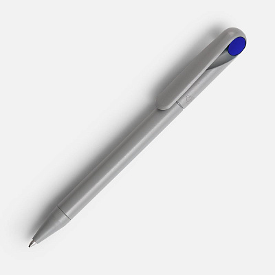 Ручка шариковая Prodir DS1 TMM Dot, серая с синим (Серый)