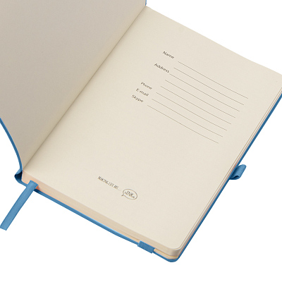 Бизнес-блокнот GRACY на резинке, формат А5, в линейку