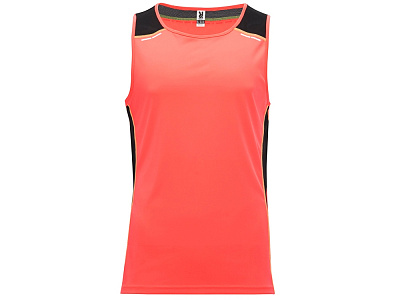 Спортивная майка Misano мужская (Неоновый коралловый/черный)