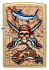 Зажигалка ZIPPO Guy Harvey с покрытием Street Brass, латунь/сталь, золотистая, 38x13x57 мм - Фото 2