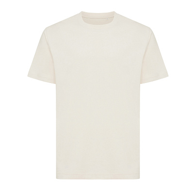 Футболка Iqoniq Kakadu из переработанного хлопка, свободный крой, унисекс, 180 г/м² (Неокрашенный хлопок;)