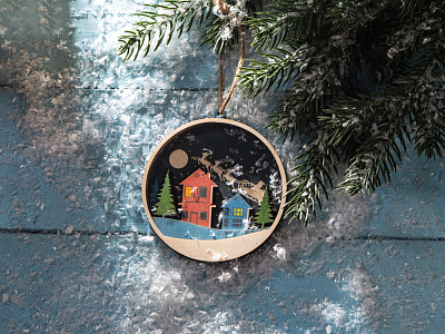 Подвеска Ночь перед рождеством