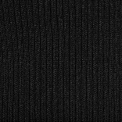 Шарф Forges вязаный, черный