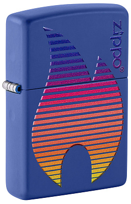 Зажигалка ZIPPO Classic с покрытием Royal Blue Matte, латунь/сталь, синяя, матовая, 38x13x57 мм (Синий)