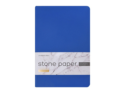Ежедневник с каменной бумагой недатированный А5 Carrara