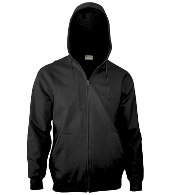 Толстовка на молнии с капюшоном REDFORT 280 (Чёрный)