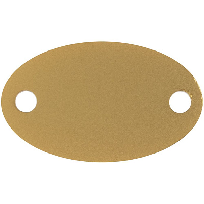 Шильдик металлический Alfa Oval  (Золотистый)