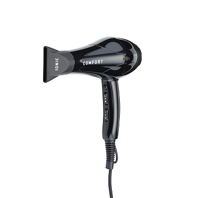 Фен DEWAL BEAUTY Comfort Black, черный, 2200 Вт, 1 насадка