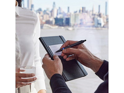 Ручка шариковая Parker IM Vibrant Rings Flame Blue