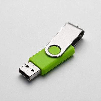 Флеш-карта USB 2.0 16 ГБ Флэш С1 (Зеленое яблоко)