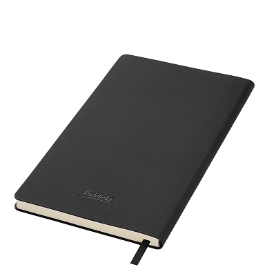 Ежедневник Стар (Star) недатированный, черный (с упаковкой, со стикерами)