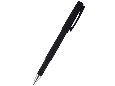 Ручка пластиковая гелевая Egoiste Black с лого бренда