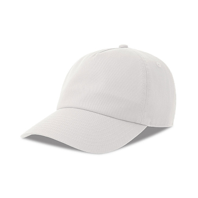 Бейсболка DAD HAT-S, 6 клиньев, металлическая застежка (Белый)