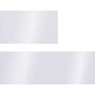 Лента сатиновая Satin 35 XXL, белая, 210 см