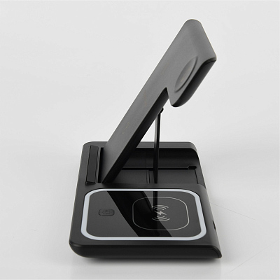 Беспроводное ЗУ Perfeo 3в1 Складной, черный