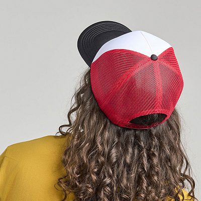 Бейсболка RAPPER-S, 5 клиньев, пластиковая застёжка