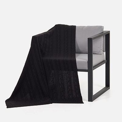 Плед Remitti, черный