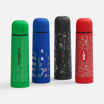 Термос Skydive, ver.2, черный