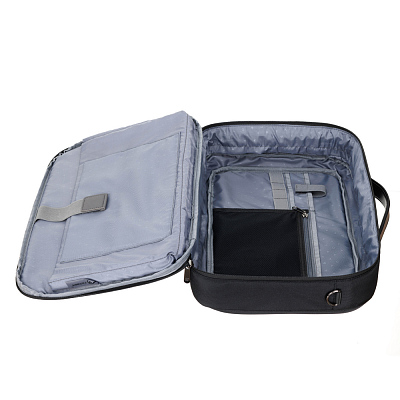 Сумка для ноутбука TORBER VOYAGE 15.6'', чёрный, нейлон/микрофибра, 43 х 10 х 29 см, 12л