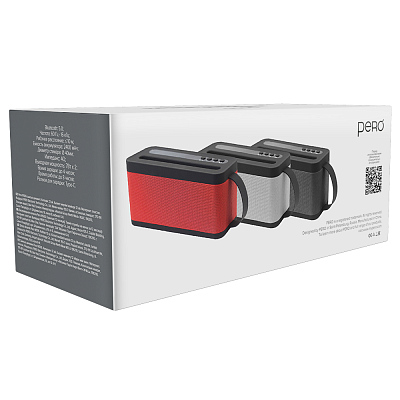 Портативная колонка PERO WS06 wellsound.ultimate, красный