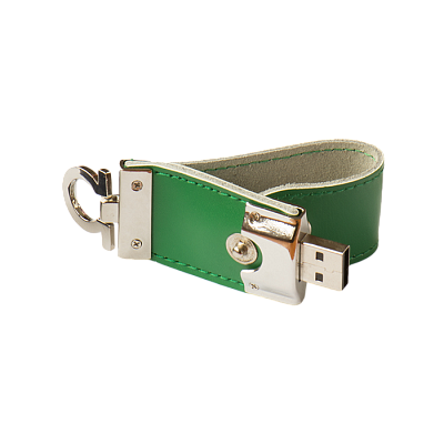 Кожа 07 Промоскин, синий, 4Гб, переходник мини-пвх