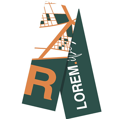 Шарф на заказ Tricksy Classic Fint, L, полушерсть