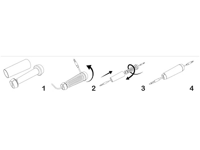 Держатель для кабеля Тwisti