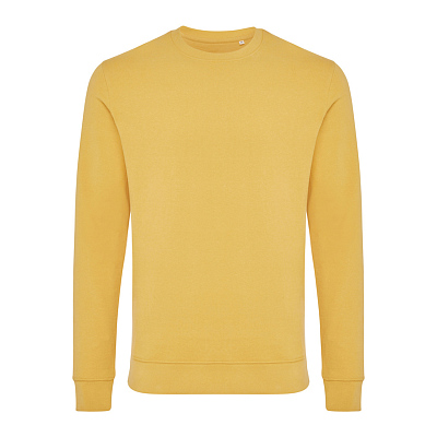 Свитшот Iqoniq Zion из переработанного хлопка, унисекс, 340 г/м² (Охристо-желтый;)