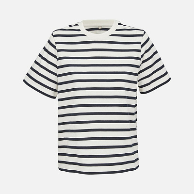 Футболка женская Legend Women, молочно-белая с темно-синим (Синий)