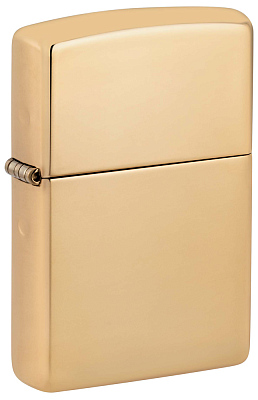 Зажигалка ZIPPO Armor® с покрытием High Polish Brass, латунь/сталь, золотистая, 38x13x57 мм