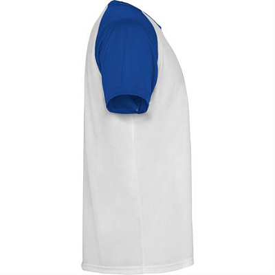 Спортивная футболка INDIANAPOLIS мужская, БЕЛЫЙ/КОРОЛЕВСКИЙ СИНИЙ 3XL