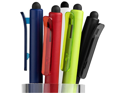 Ручка-стилус шариковая Tri Click Clip