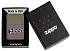 Зажигалка ZIPPO Zippo Design с покрытием Black Ice®, латунь/сталь, чёрная, глянцевая, 38x13x57 мм - Фото 6