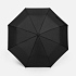 Зонт складной Smooth Move с плавным закрытием, черный - Фото 2