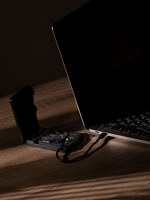 Футляр для карт памяти и SIM-карт Multitask, черный