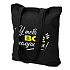 Сумка хозяйственная  Bagsy Super 220 г/м2, черная - Фото 4