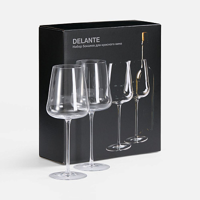 Набор из 2 бокалов для красного вина Delante (Красный)