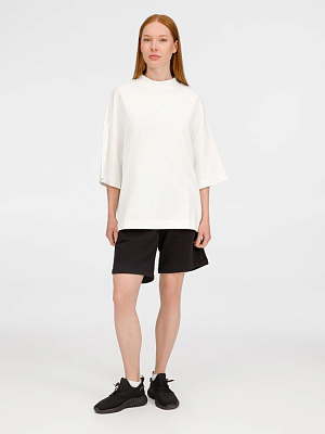 Футболка оверсайз унисекс T9, молочно-белая