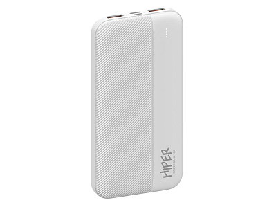 Портативный внешний аккумулятор SM, 10000 mAh (Белый)