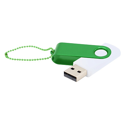 Флешка Designer To Go 2.0 USB 16Gb  (Белый/зеленый)