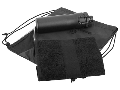 Спортивный набор со стальной бутылкой и полотенцем Advanced